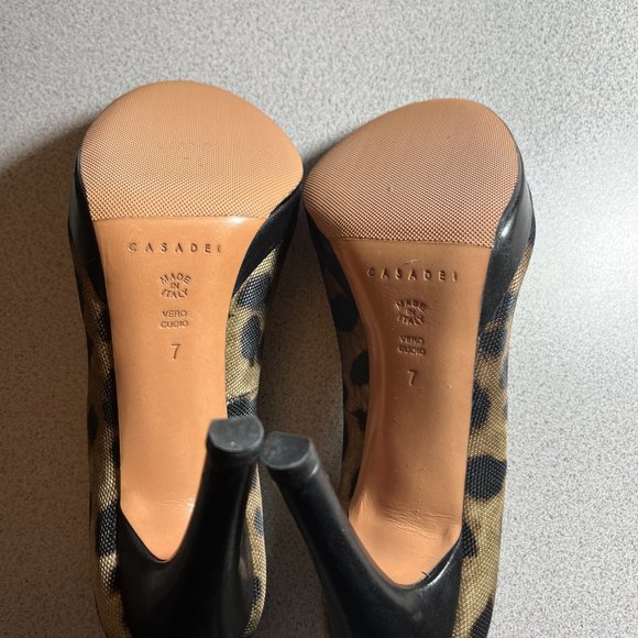 CASADEI shoes Pumps Heels Leopard Print - Picture 3 of 3